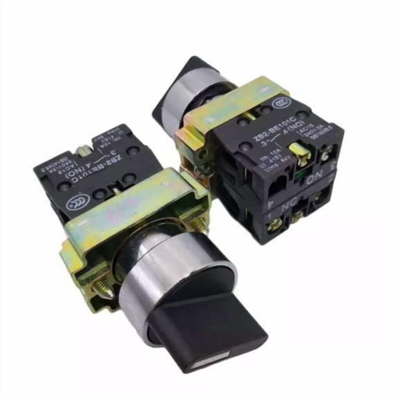 Vigor - 2X Xb2-Bd25C On-Off 2-Position 1No+1Nc Latching Rotary Selector Switch