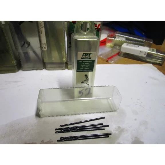 Vigor - #52 Hss 118 Black Oxide Finish Fmt Jobber Drill Qty 6