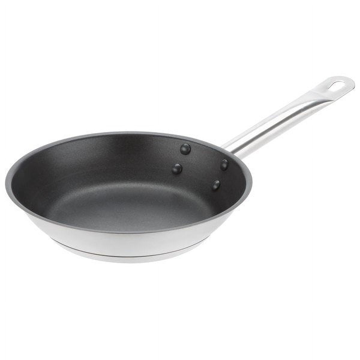 Vigor SS1 Series 11 Stainless Steel Non-Stick Fry Pan with Aluminum-Clad  Bottom and Excalibur Coating