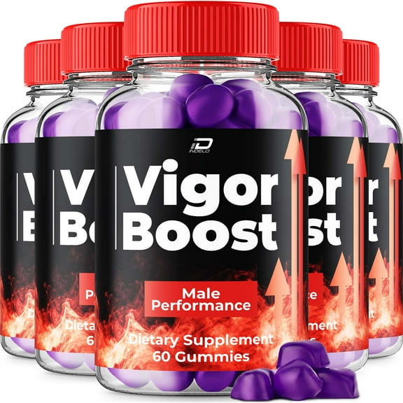 Vigor Boost Gummies for Men – VigorBoost Gummy Natural Blend Reviews, 5 Pack, 300 Gummies