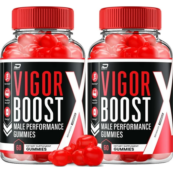 Vigor Boost Gummies for Men VigorBoost Male Gummy Natural Blend Reviews, 2 Pack, 120 Gummies