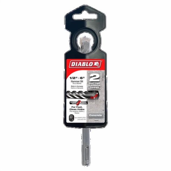 Vigor - Dtdmapl2300 1/2"X4"X6" Sds-Plus 2-Cutter Full Carbide Tipped Hammer Drill Bit