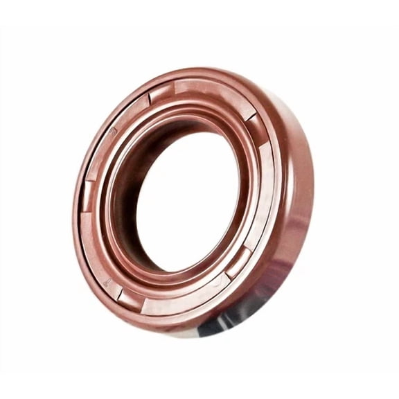 Vigor - Eai 15X28X4Mm Fpm/Fkm Oil Shaft Rotary Seal W/ Stainless Steel Spring Dbl Lip