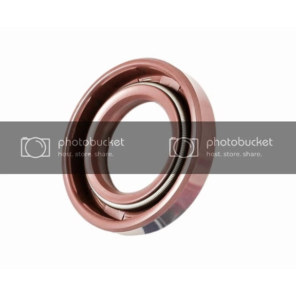 Vigor - Eai 20X42X10Mm Fpm/Fkm Oil Shaft Rotary Seal W/ Stainless Steel Spring Dbl Lip