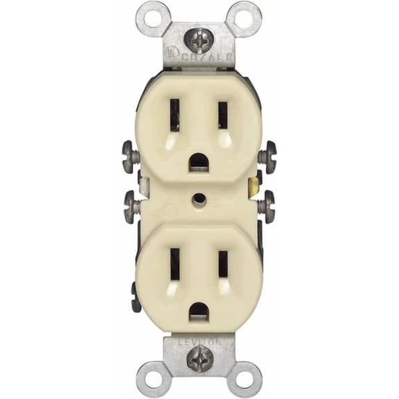 Vigor - Leviton Impact Resistant Duplex Receptacle 125V 15A 1-Pack