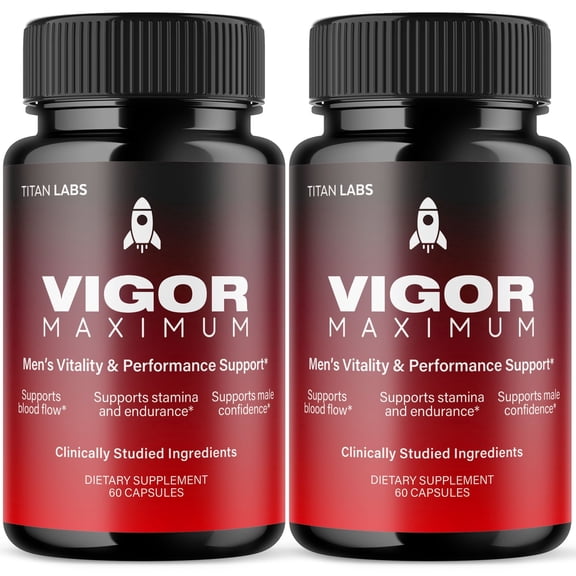 Vigor Maximum Advanced Formula Natural Supplement Pills for Max Strength VigorMaximum 120 Capsules