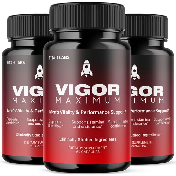 Vigor Maximum Advanced Formula Natural Supplement Pills for Max Strength VigorMaximum 180 Capsules
