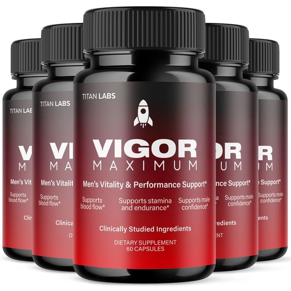 Vigor Maximum Advanced Formula Natural Supplement Pills for Max Strength VigorMaximum 300 Capsules