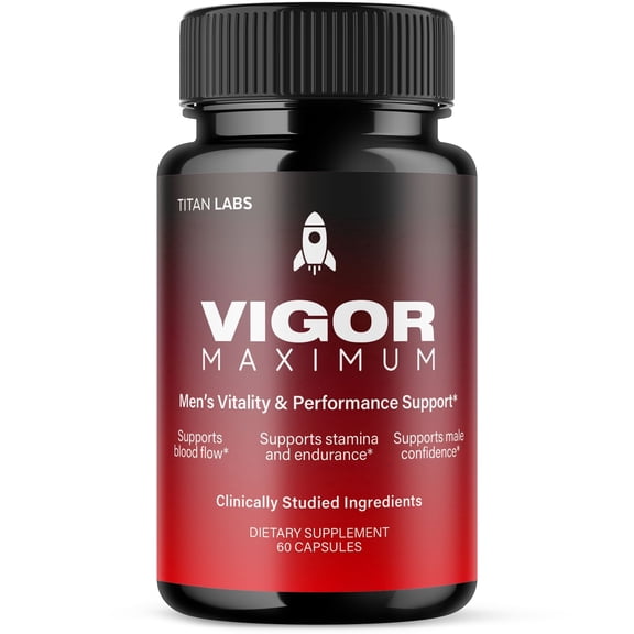 Vigor Maximum Advanced Formula Natural Supplement Pills for Max Strength VigorMaximum 60 Capsules