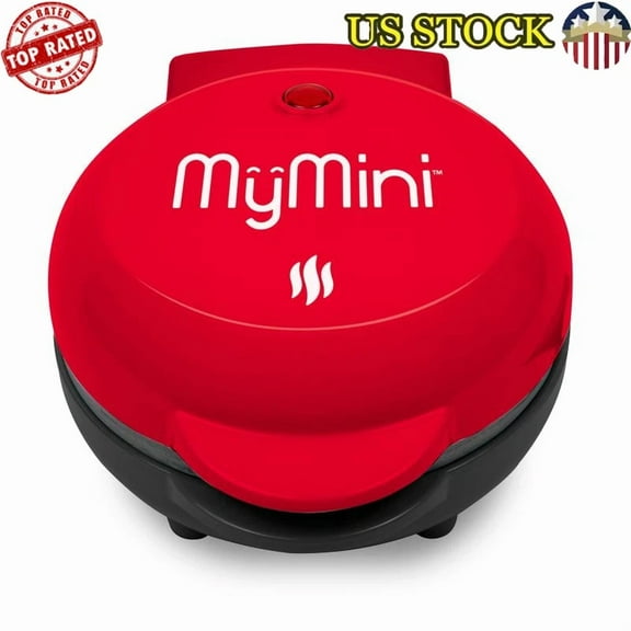 Vigor - Mini Griddle Quick Cooker Nonstick Easy Use Compact Dual-Sided Cooking