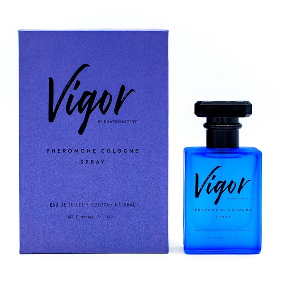 RawChemistry Vigor Pheromone Infused Cologne Spray for Men, Men's Cologne with Pheromones, Premium Men's Fragrance with Pheromones, 1 Fl Oz