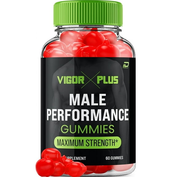 Vigor Plus Gummies for Men  VigorPlus Maximum Performance, Vigor Plus Overall Daily Health, 60 Gummies