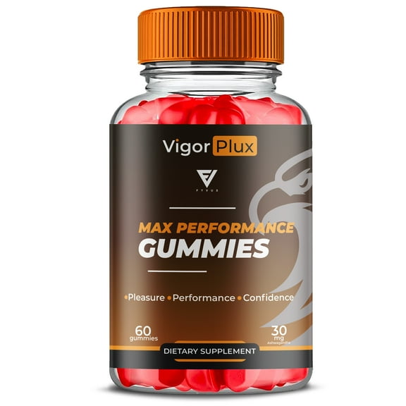 Vigor Plux Gummies, Vigor Plux Maximum Strength Supplement for Daily High Drive, VigorPlux (60 Gummies)
