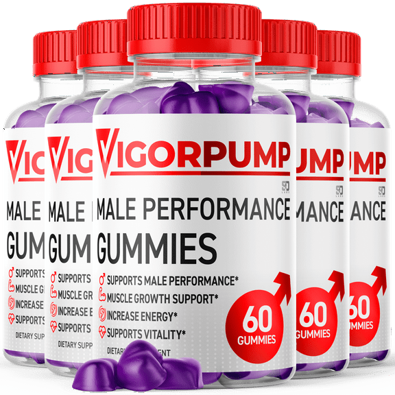 Vigor Pump Gummies for Men Advanced Drive and Energy Support 300 Gummies