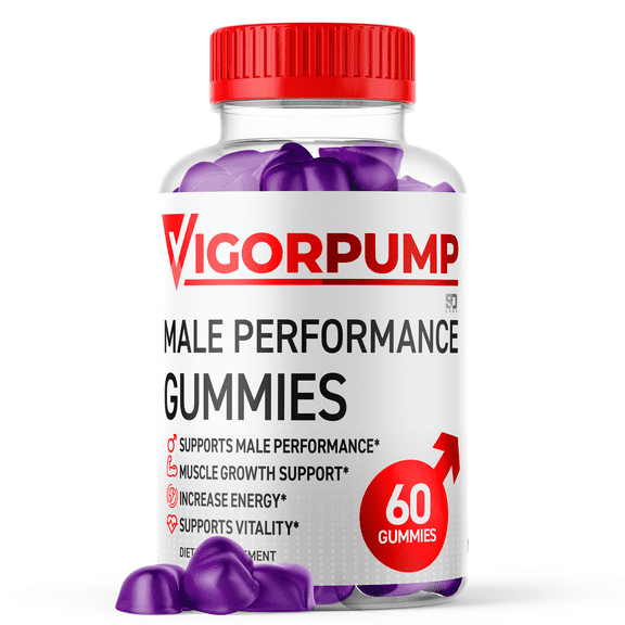 Vigor Pump Gummies for Men Advanced Drive and Energy Support 60 Gummies