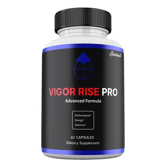 Vigor Rise Pro Capsules for Men, All Natural Ingredient Formula, Vigor Rise Pro Pills, Male Supplement Maximum Strength (1 Pack)