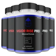 Vigor Rise Pro Capsules for Men, Maximum Strength, VigorRise Pro Male Supplement Pills All Natural Formula 5 Pack