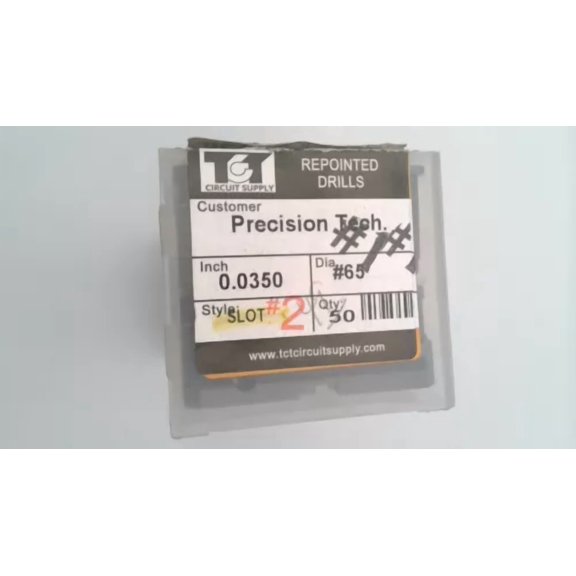 Vigor - Tct Repointed Drills Standard #65 0.0350" 0.394" Flute (Lot Of 14)