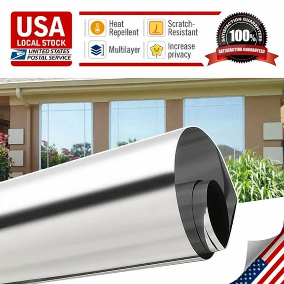 Vigor - Vlt 15% 20" X 120" 10Ft Office Home New Glass Uncut Roll Tint Window Film Silver