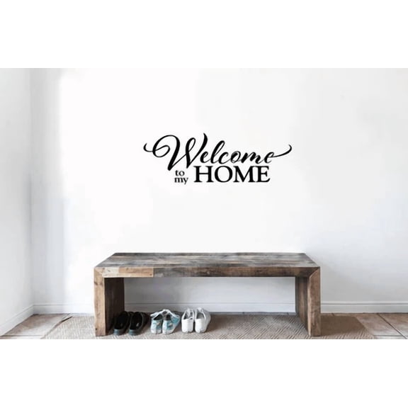 Vigor - Welcome To My Home Vinyl Wall Decal Sticker Quote Decor Words Sign Lettering