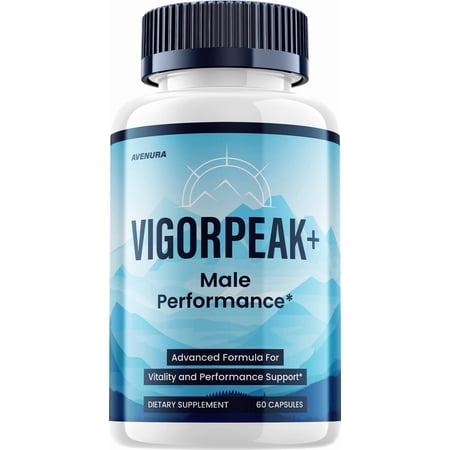VigorPeak for Men Capsules – Vigor Peak Pills Advanced Formula Natural Blend for Active Lifestyle, 1 Pack, 60 Capsules