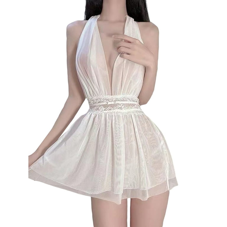 Sexy Deep V Halter Sleeveless Evening Dress Sexy Deep V Halter Sleeveless Evening Dress