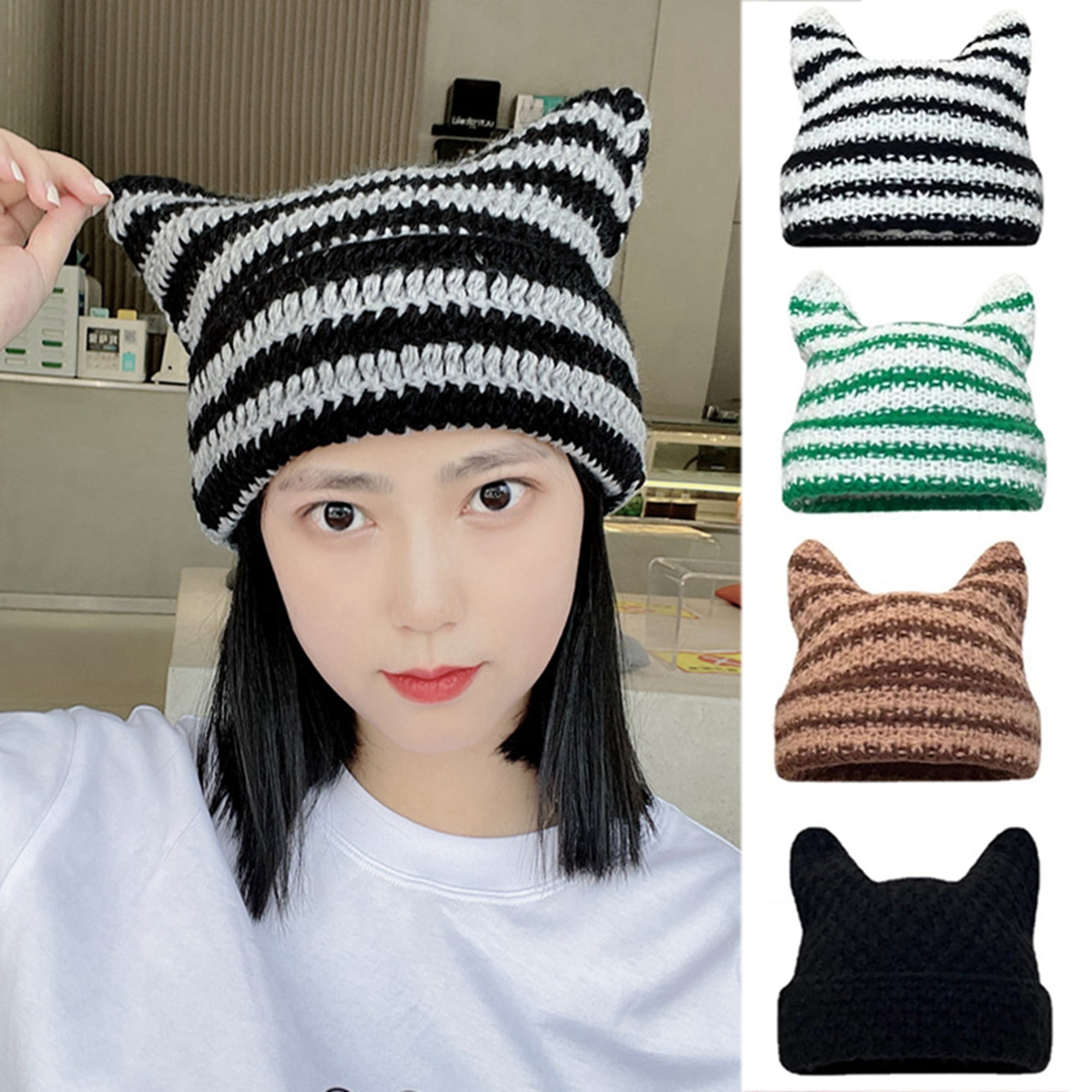 Cat Ear Hat Bear New Style Straw Cup – AsianInspiredBtq