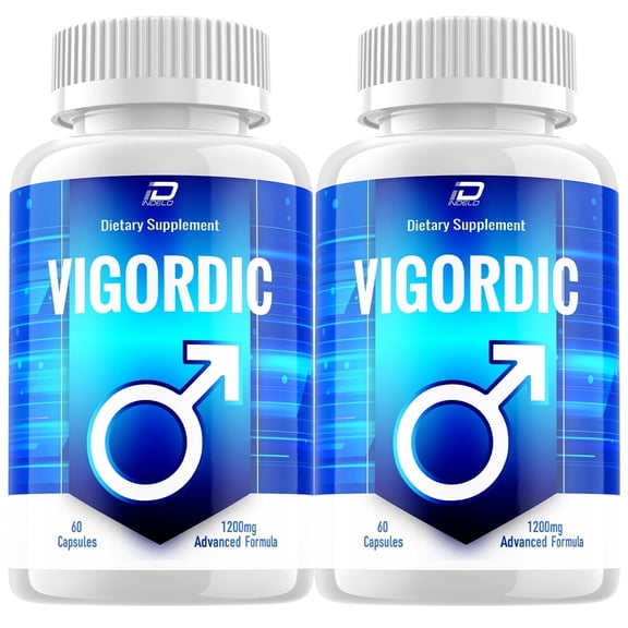 Vigordic for Men Capsules, Vegordic Vitamin Complex Pills, 2 Pack, 120 Capsules