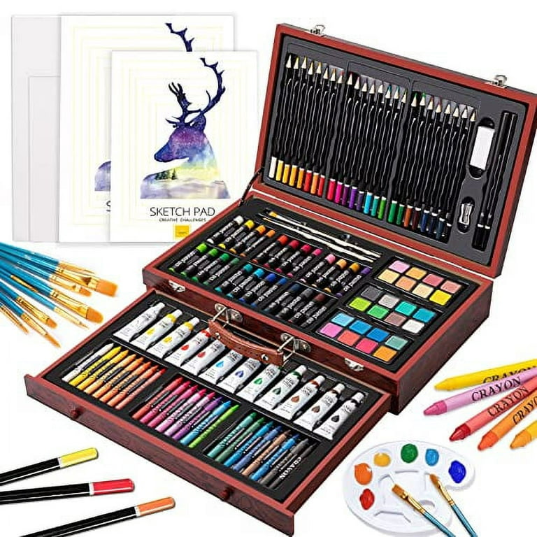 Professional Art kit 45 Piece Drawing and Sketching Art Set Colored Pencils  a