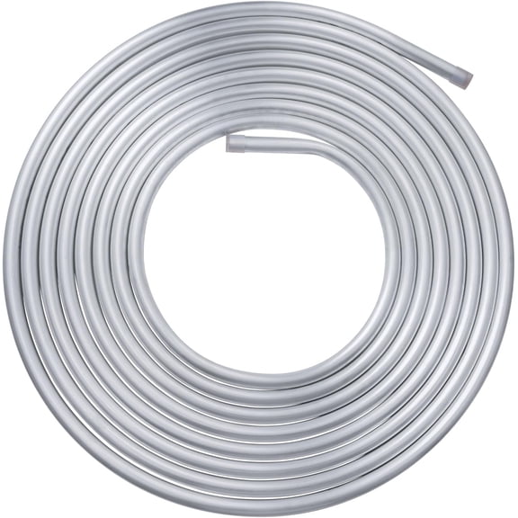 Vigorous 3/8" OD Aluminum Coiled Tubing, Seamless Round Pipe 1060, 0.04" Wall Thickness, Refrigeration Tubing, Fuel Line, Automotive Oil Pipe, Compressor Tube, 25FT
