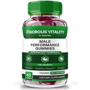 Vigorous Vitality Gummies, VigorousVitality Gummy Performance Support, All Natural Supplement, Maximum Strength Formula Vitamin for Power, Gomitas Reviews 60 Gummies