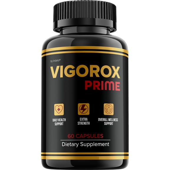 Vigorox Prime for Men Capsules – VigoroxPrime MultiVitamin Complex Pills, Energy, 1 Pack, 60 Capsules