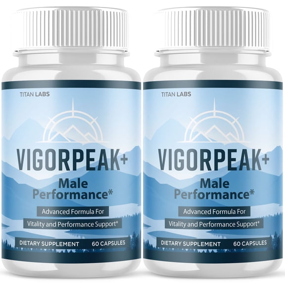 Vigorpeak Advanced Formula Natural Supplement Pills for Max Strength 120 Capsules