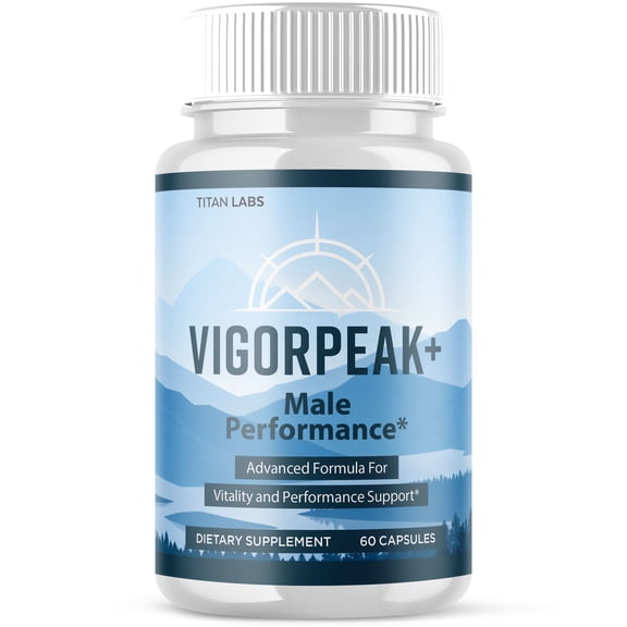 Vigorpeak Advanced Formula Natural Supplement Pills for Max Strength 60 Capsules