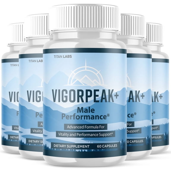 Vigorpeak Advanced Formula Natural Supplement Pills for Max Strength Vigor Peak 300 Capsules