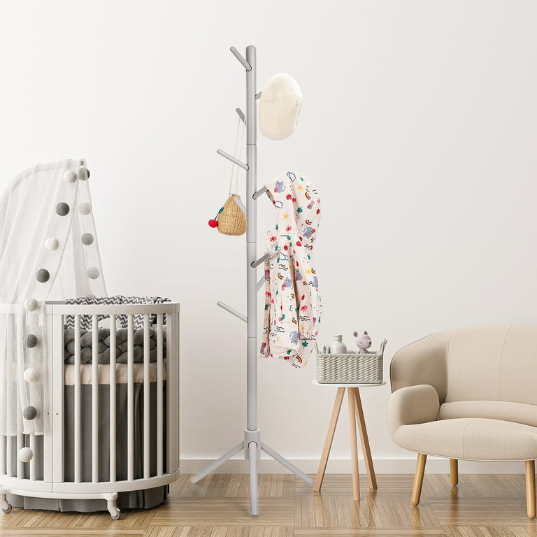 VigorPro Kids Coat Rack Stand Hooks,Freestanding Clothes Tree