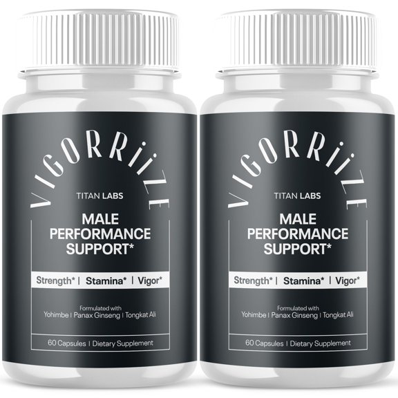 Vigorriize Advanced Formula Natural Supplement Pills for Max Strength Vigor Riize 120 Capsules