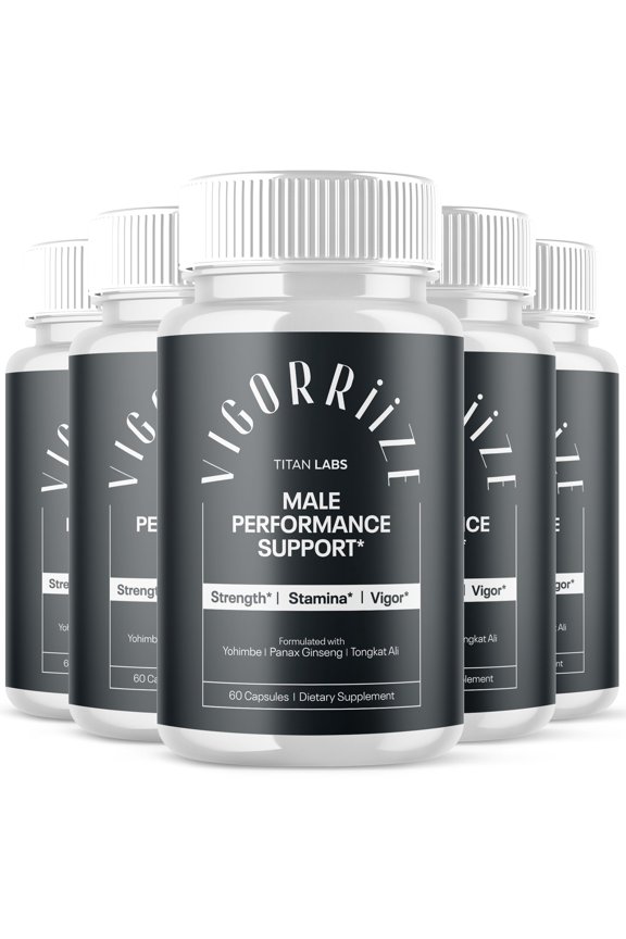 Vigorriize Advanced Formula Natural Supplement Pills for Max Strength Vigor Riize 300 Capsules