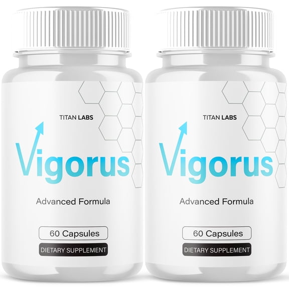 Vigorus Advanced Formula Natural Supplement Pills for Max Strength 120 Capsules