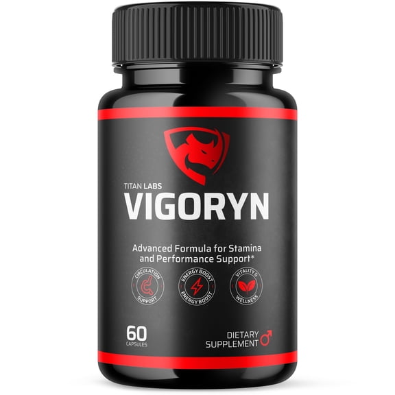 Vigoryn Advanced Formula Natural Supplement Pills for Max Strength 60 Capsules