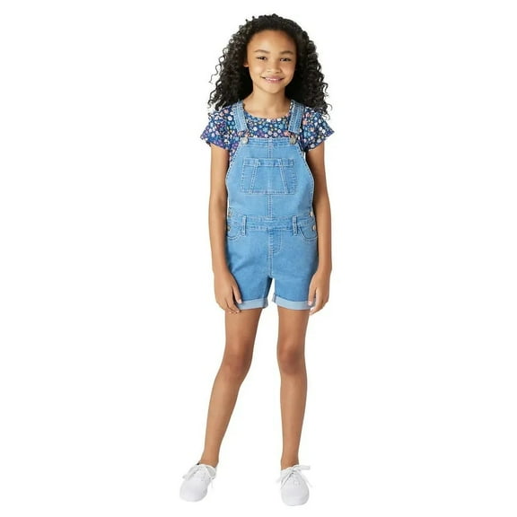 Vigoss Youth Girl 2 Piece Shortall Set (Pebble, S-7/8)