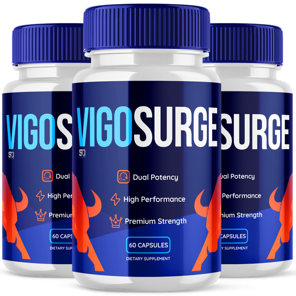 Vigosurge Plus Advanced Formula Supplement with Premium Ingredients 3 Pack