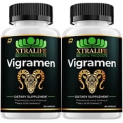 Vigramen for Men Capsules   Overall Health and Energy, Official Formula, Vigramen, All Natural Support Formula, 2 Pack, 120 Capsules