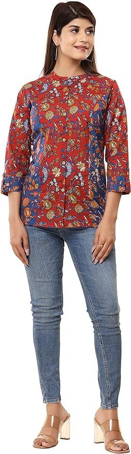 multicolor kurti tops