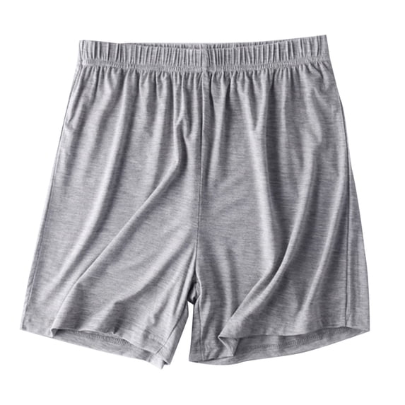 Viikei 2025 Summer Shorts for Women Plus Size Clearance Women's Summer Elastic Waist Solid Thin Quarter Shorts Solid Color Thin Style Casual Pajamas Loose Size Home Pants