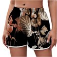 thumbnail image 1 of Viikei 2025 Summer Shorts for Women Plus Size Clearance Women's Lightweight Shorts Casual Print Short Pants Elastic Waist Drawstring Comfy Shorts, 1 of 1