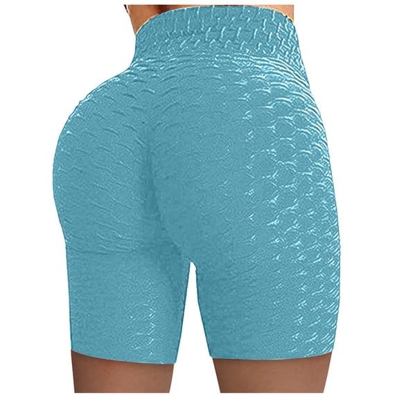 Viikei 2025 Yoga Shorts Yoga Shorts with Pockets for Women Yoga Short Pants Butterfly Print Slim Elastic Sports