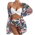 thumbnail image 1 of Viikei Bikini Set Swimwear for Women Summer Plus Size 3 Piece Fashion Printed Push-Up Padded Swimsuits, 1 of 9