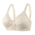 thumbnail image 1 of Viikei Bras for Women Sports Bras Wirefree Plus Size Adjustable Extra-Elastic Lace Simple Decoration Shaping Cup Lingerie, 1 of 2