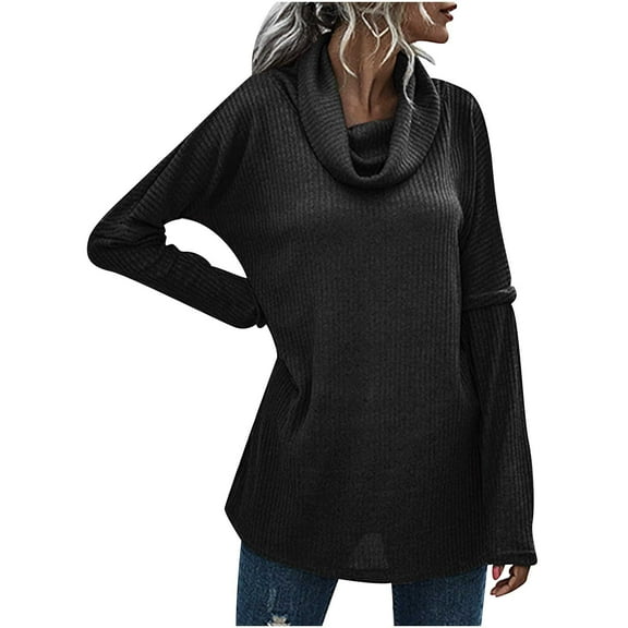 Viikei Cardigan Sweaters for Women Oversized Sweaters for Women Women's Fashion Long Sleeve Solid Color Split Knit Sweater